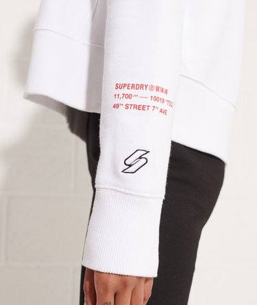Sudadera corta con capucha y logotipo Corporate Image 7