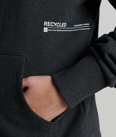 Recycled Micro Mid Hoodie Image 4