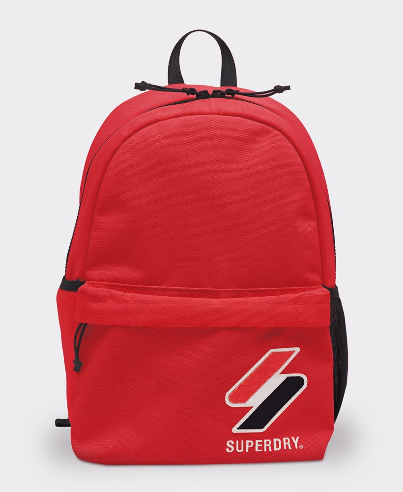 mens Code Montana Rucksack in Risk Red | Superdry UK