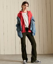 Vintage Logo Embroidered Zip Hoodie