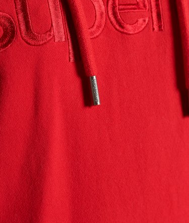 Sudadera con capucha de rizo de algod&oacute;n con logotipo Core Source Image 5