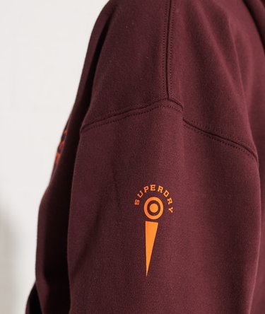 College Kapuzenjacke mit Grafik und Reißverschluss Image 7