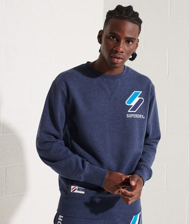 Code rundhalsad sweatshirt med påsydd logga Image 1