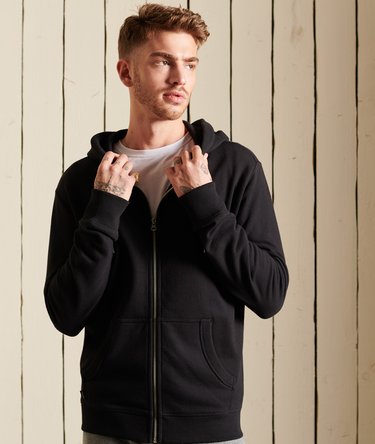 Sweat à capuche zippé brodé Vintage Logo Image 1