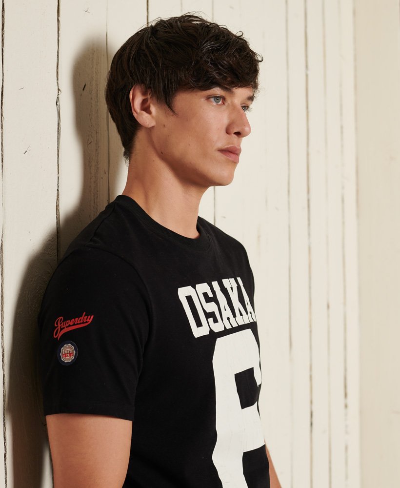 mens Osaka T-Shirt in Black | Superdry CA-EN