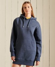 Robe sweat &agrave; capuche brod&eacute;e Vintage Logo