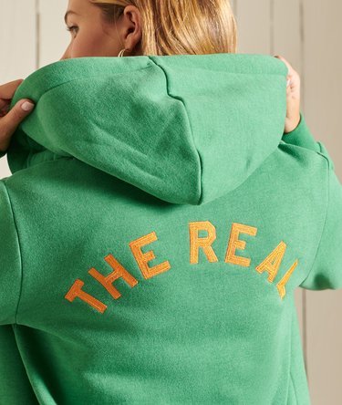 Vintage Logo Source Hoodie mit Reißverschluss Image 5