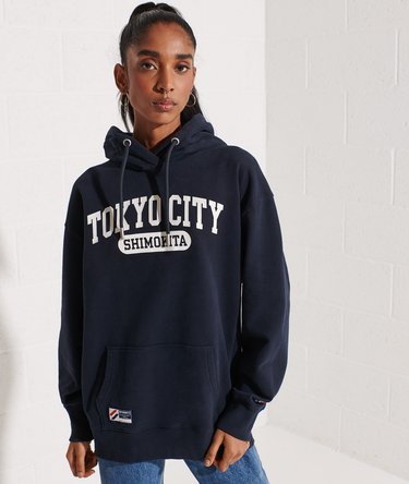 City College Oversized Hoodie Image 8