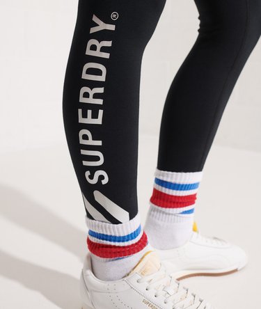 Code Logo Leggings mit elastischem Bund Image 6