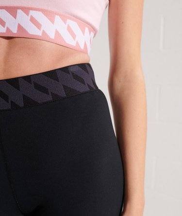 Code Logo Leggings mit elastischem Bund Image 5