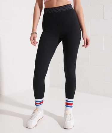 Code Logo Leggings mit elastischem Bund Image 1