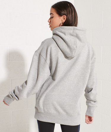 Bluza z kapturem oversize Code Logo z szenilowym motywem Image 3