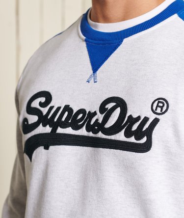 Vintage Logo Colour Block Crew Sweatshirt Image 5