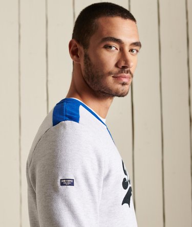 Vintage Logo Colour Block Crew Sweatshirt Image 4