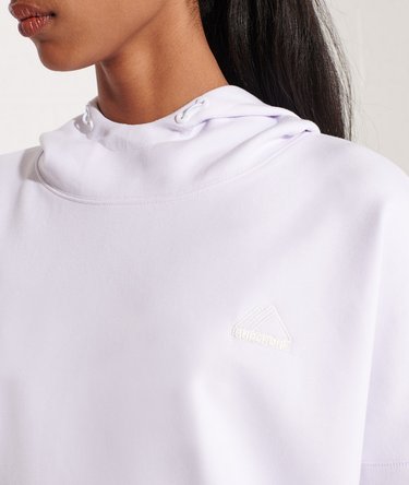 Mountain Tech Crop Hoodie Image 4