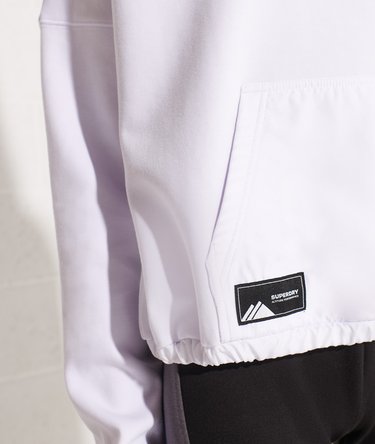 Mountain Tech Crop Hoodie Image 5