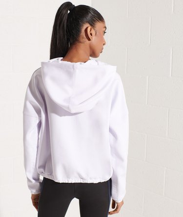 Mountain Tech Crop Hoodie Image 3