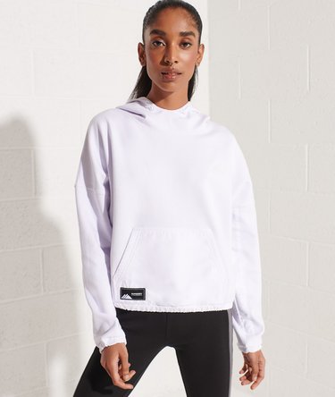 Mountain Tech Crop Hoodie Image 1