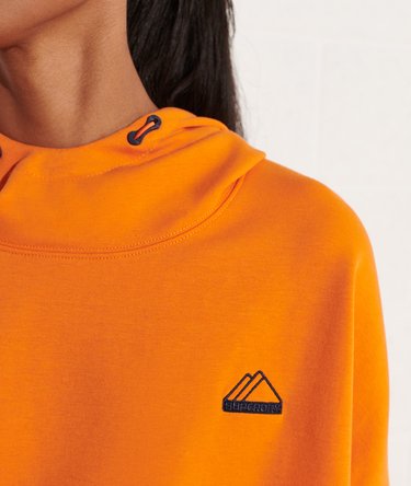 Mountain Tech Crop Hoodie Image 5