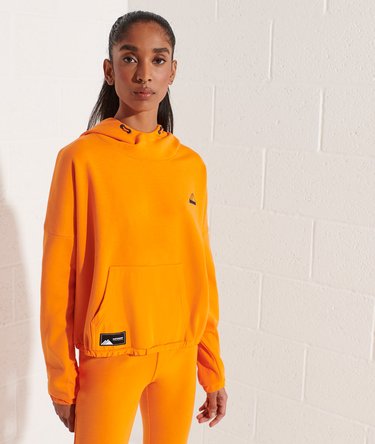 Mountain Tech Crop Hoodie Image 1