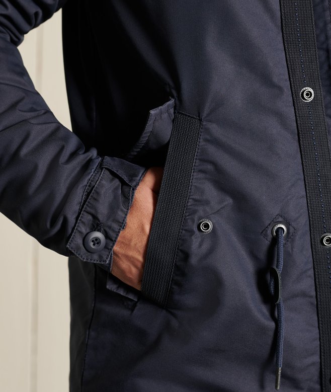 mens Military Fishtail Parka in Scout Navy Superdry US