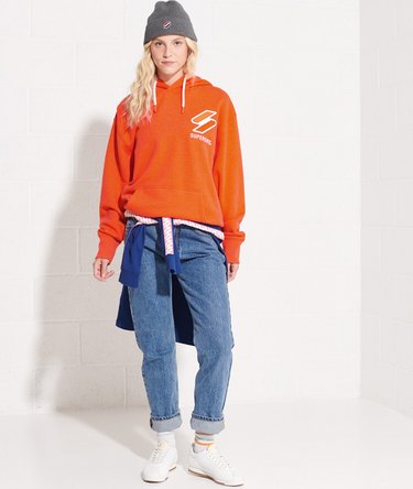 Code Applique Oversized Hoodie Image 2