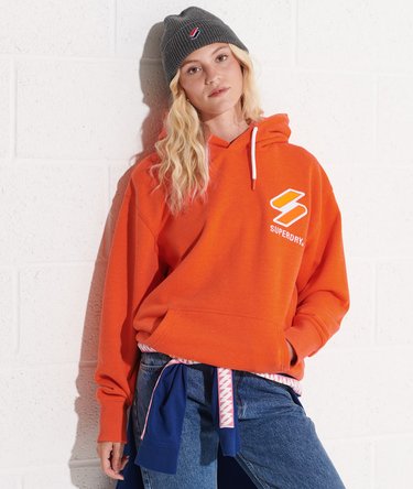 Code Applique Oversized Hoodie Image 1