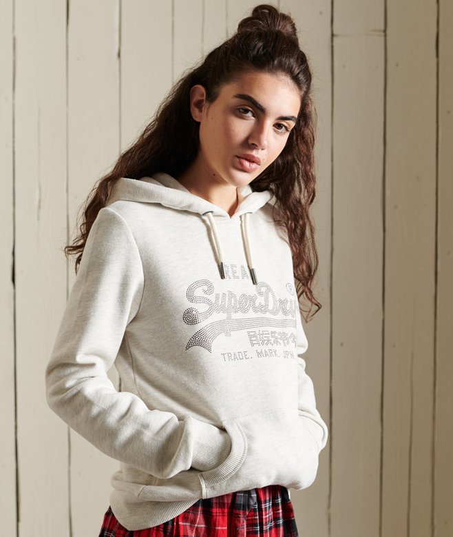 Boho Glitzer Superdry Pullover Damen Glitzer Boho Glitzer-Hoodie