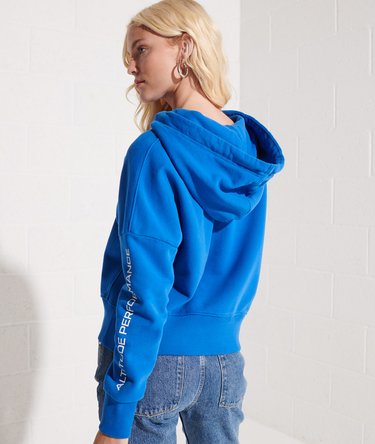 Mountain Sport Crop Hoodie Image 3