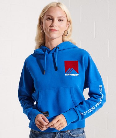 Mountain Sport Crop Hoodie Image 1