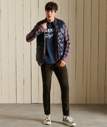Camiseta clásica con bolsillo Crossing Lines American Image 2