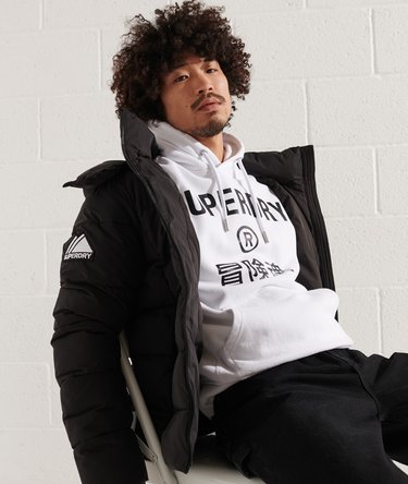 Independent hoodie met folieprint Image 4