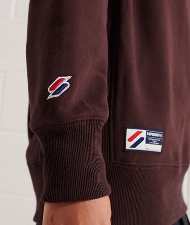 Sudadera suelta de cuello redondo Varsity Arch Image 5