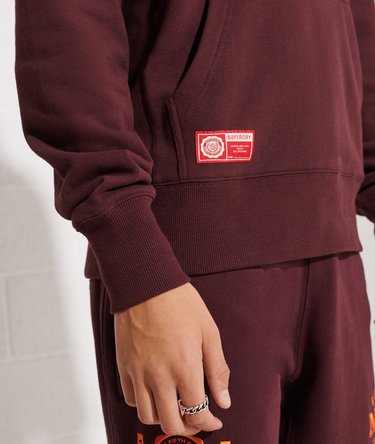 Sudadera con capucha y gráfico College Image 6