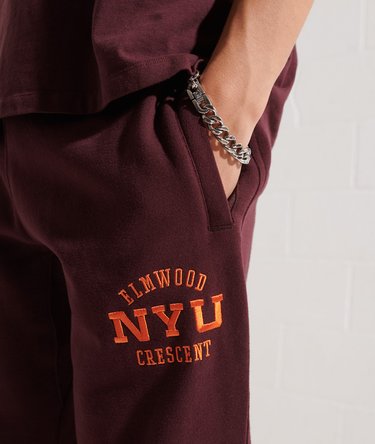 Pantalon de survêtement à motif College Image 4