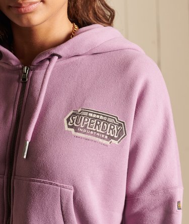 Boho Graphic Zip Hoodie Image 4