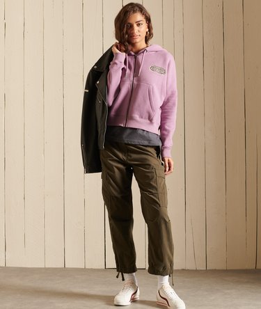 Boho Graphic Zip Hoodie Image 2