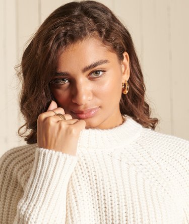 Slouchy Stitch Knitted Jumper Image 5