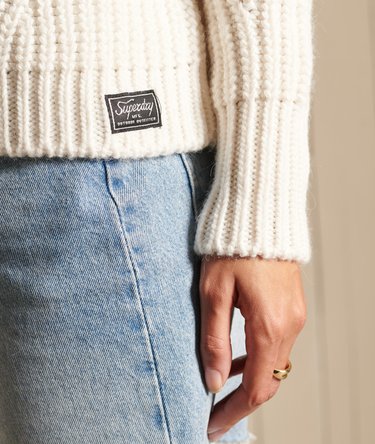 Slouchy Stitch Knitted Jumper Image 6