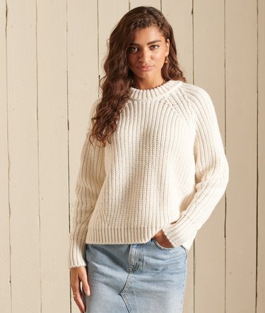 Slouchy Stitch Knitted Jumper Image 3