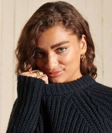 Slouchy Stitch Knitted Jumper Image 4