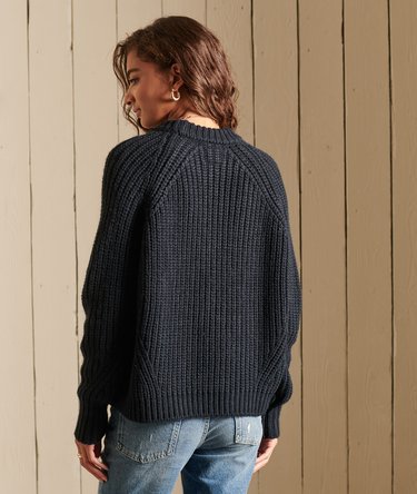 Slouchy Stitch Knitted Jumper Image 3