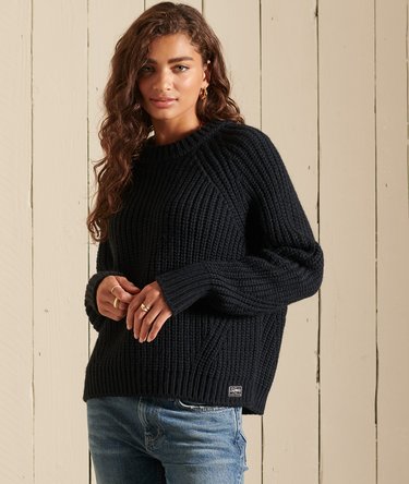 Slouchy Stitch Knitted Jumper Image 1