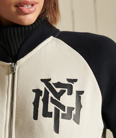 Bomber en jersey Crossing Lines Image 4
