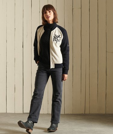 Bomber en jersey Crossing Lines Image 2