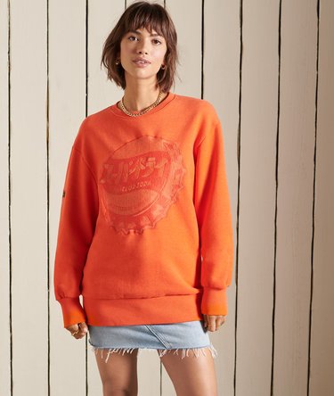 Oversized Workwear Crew Sweatshirt Image 1