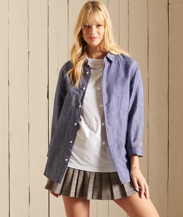 Organic Cotton Studios Loose Fit Linen Shirt Image 1