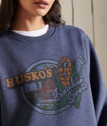Oversized Mountain Crew Sweatshirt Image 2