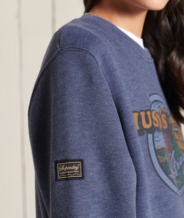 Oversized Mountain Crew Sweatshirt Image 3