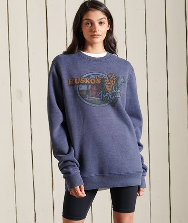 Oversized Mountain Crew Sweatshirt Image 1